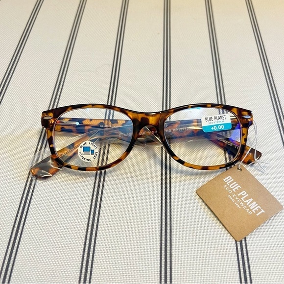 Blue Planet Blue Light Tortoise Glasses - Picture 2 of 8